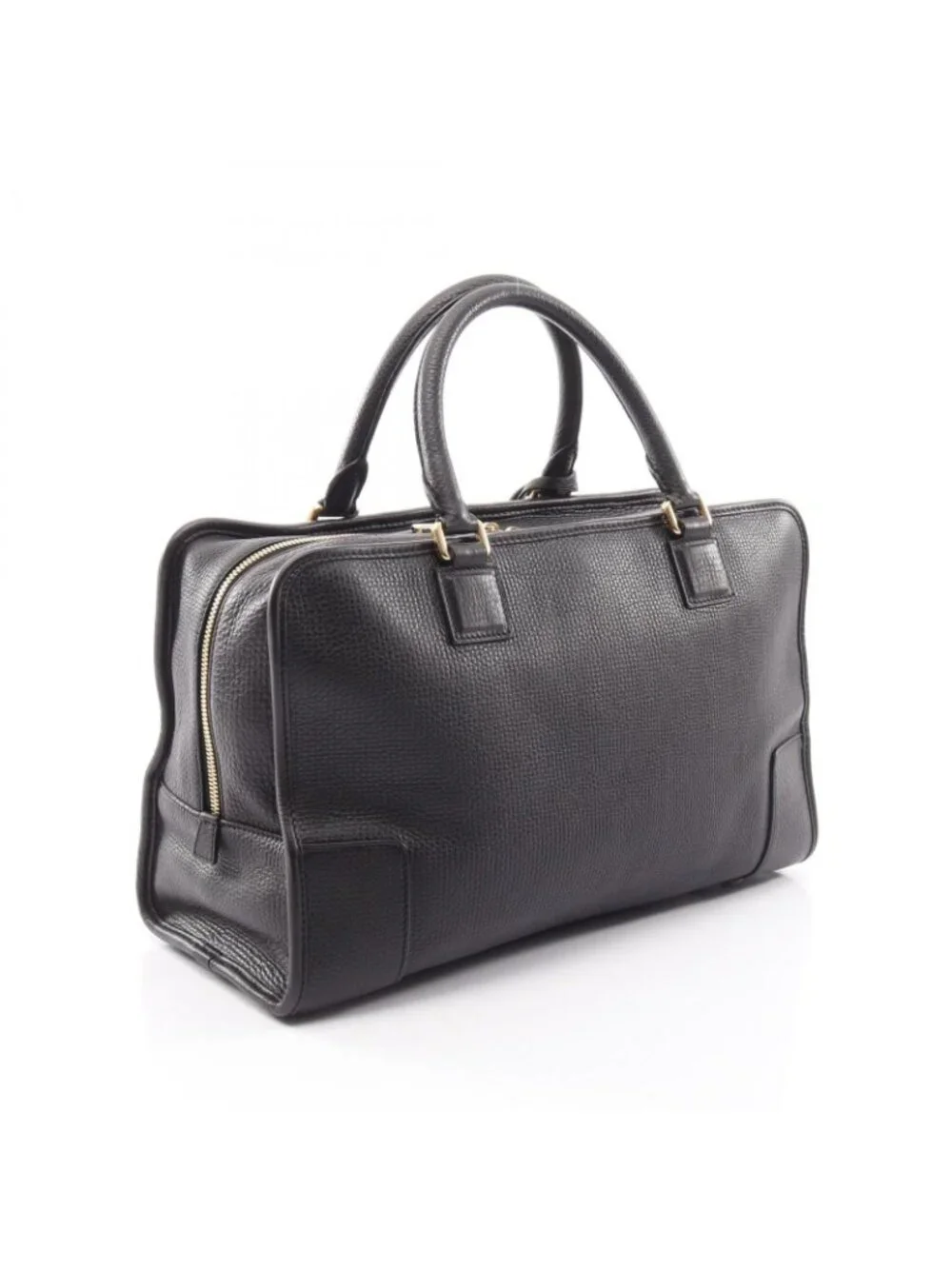 Loewe Handbag Amazona 36 Black Leather